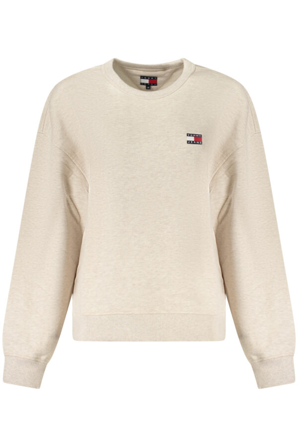 TOMMY HILFIGER FELPA SENZA ZIP DONNA BEIGE
