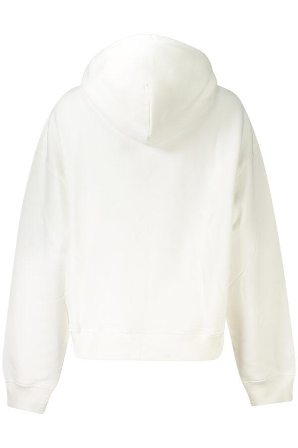 TOMMY HILFIGER FELPA SENZA ZIP DONNA BIANCO - immagine 2