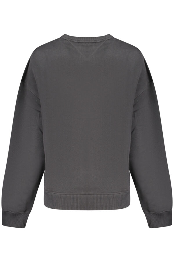TOMMY HILFIGER FELPA SENZA ZIP DONNA NERO - immagine 2