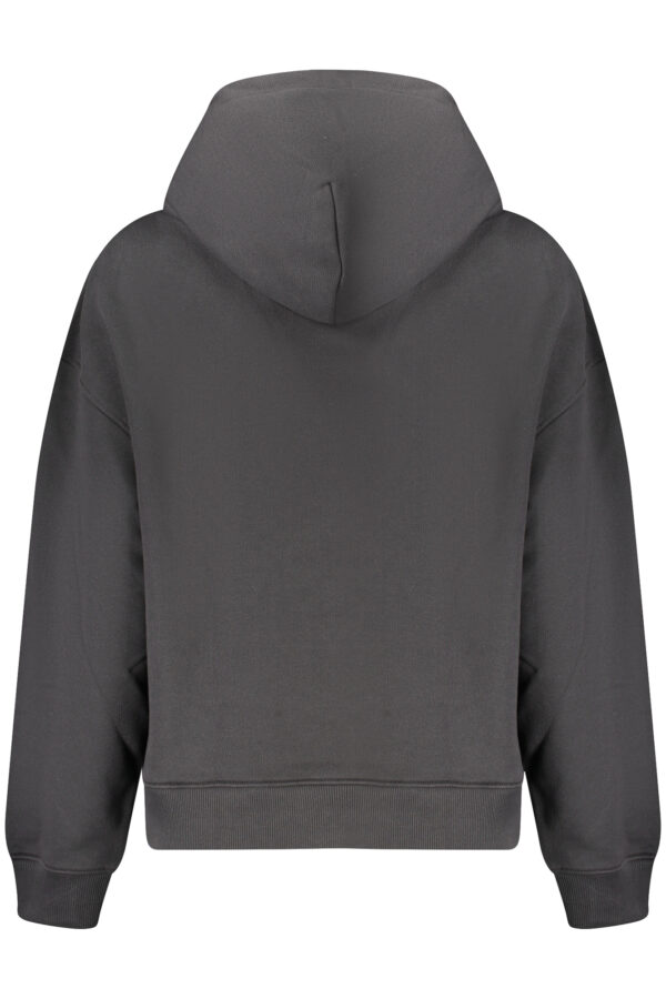 TOMMY HILFIGER FELPA SENZA ZIP DONNA NERO - immagine 2