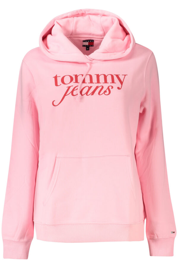TOMMY HILFIGER FELPA SENZA ZIP DONNA ROSA
