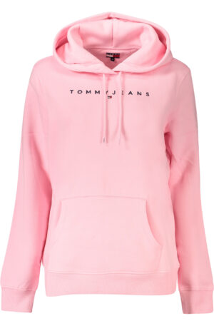 TOMMY HILFIGER FELPA SENZA ZIP DONNA ROSA