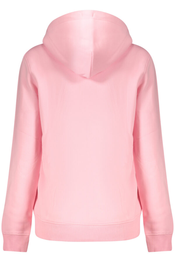 TOMMY HILFIGER FELPA SENZA ZIP DONNA ROSA - immagine 2