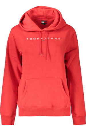 TOMMY HILFIGER FELPA SENZA ZIP DONNA ROSSO