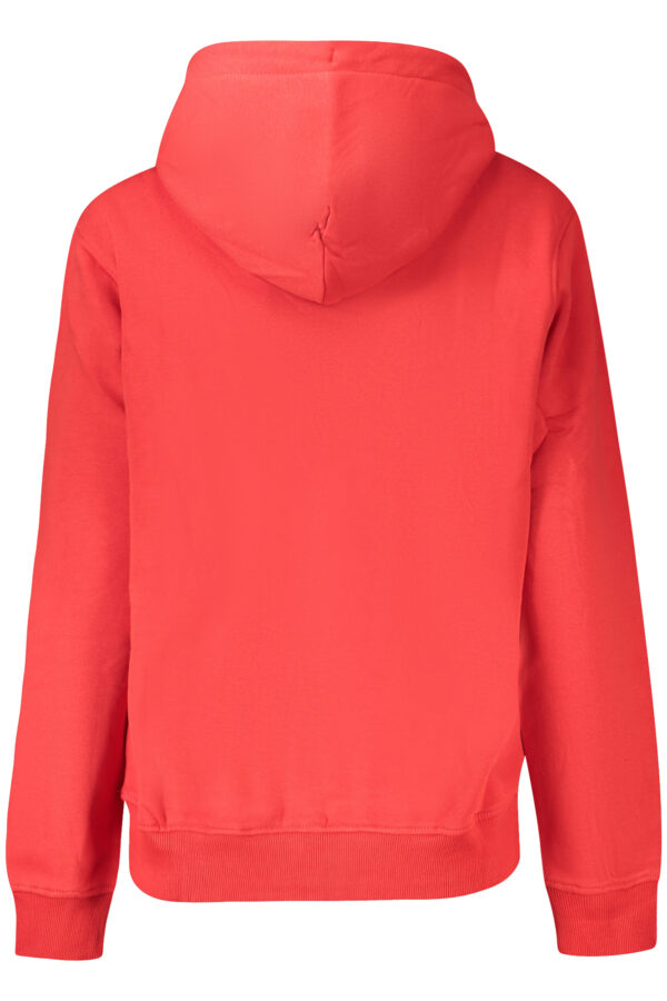 TOMMY HILFIGER FELPA SENZA ZIP DONNA ROSSO - immagine 2