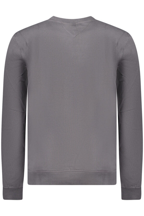TOMMY HILFIGER FELPA SENZA ZIP UOMO GRIGIO - immagine 2