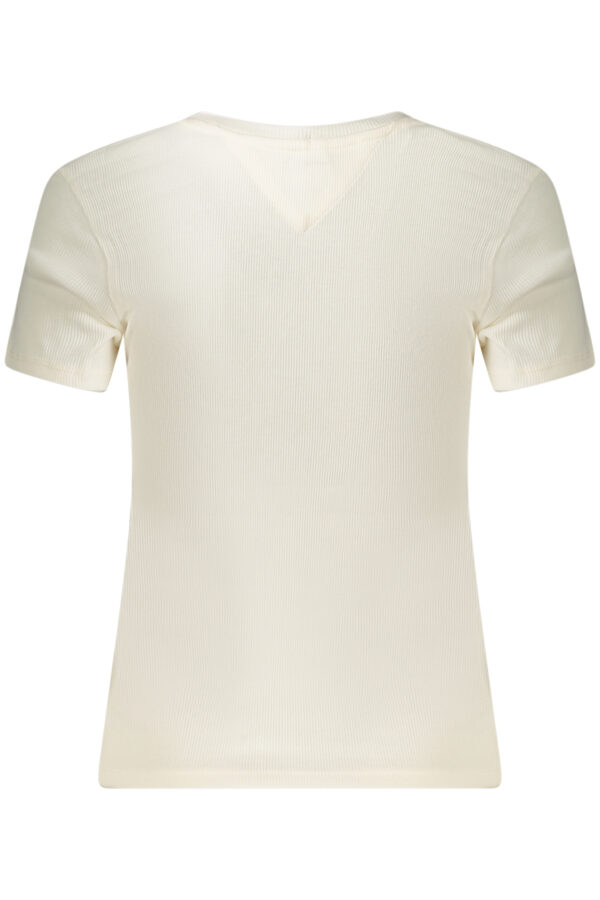 TOMMY HILFIGER T-SHIRT MANICHE CORTE DONNA BIANCO - immagine 2