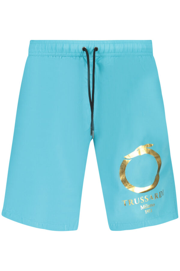 TRUSSARDI PANTALONE SHORT UOMO AZZURRO