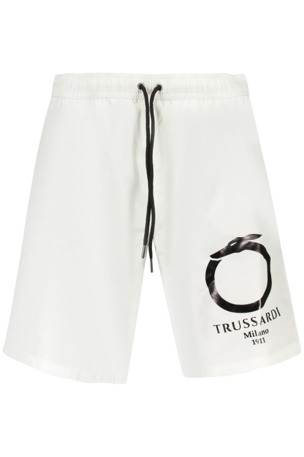 TRUSSARDI PANTALONE SHORT UOMO BIANCO