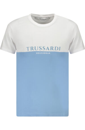 TRUSSARDI T-SHIRT MANICHE CORTE UOMO AZZURRO