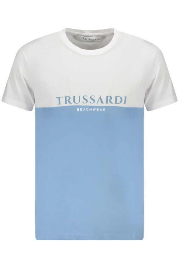 TRUSSARDI T-SHIRT MANICHE CORTE UOMO AZZURRO
