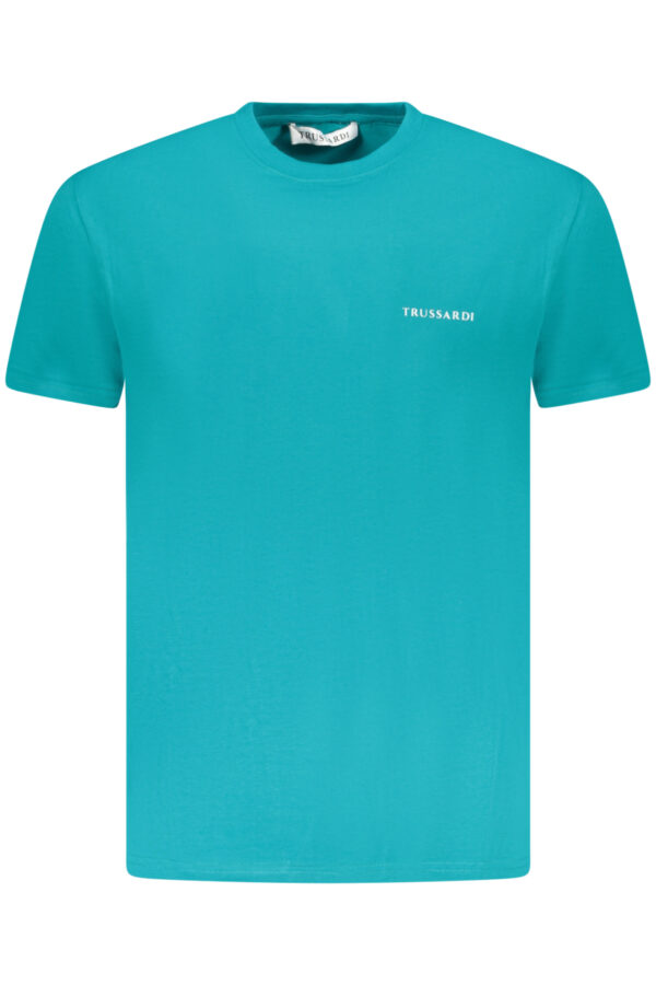 TRUSSARDI T-SHIRT MANICHE CORTE UOMO AZZURRO