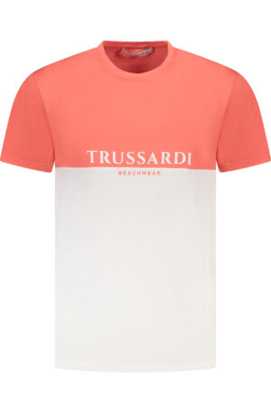 TRUSSARDI T-SHIRT MANICHE CORTE UOMO ROSA