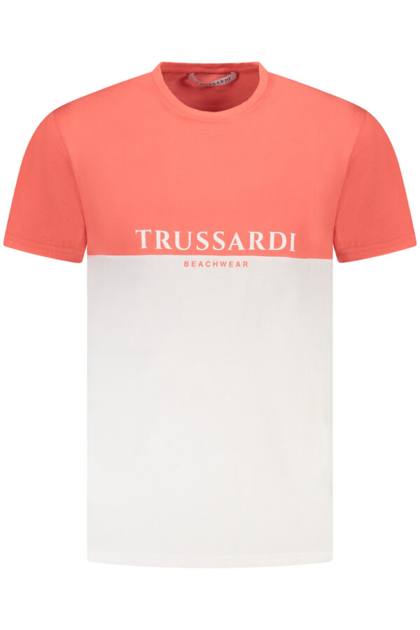 TRUSSARDI T-SHIRT MANICHE CORTE UOMO ROSA