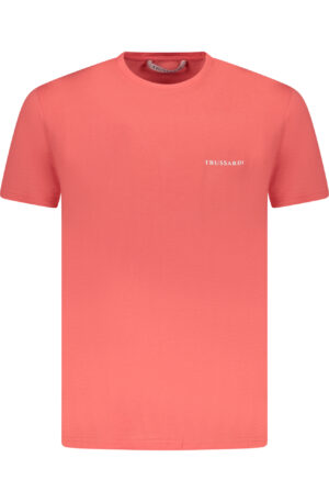 TRUSSARDI T-SHIRT MANICHE CORTE UOMO ROSA