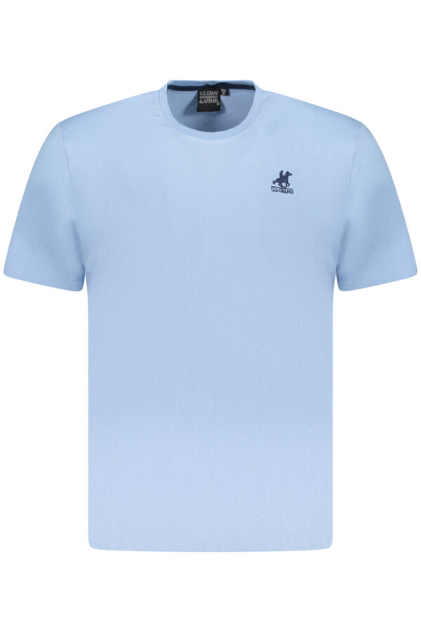 U.S. GRAND POLO T-SHIRT MANICHE CORTE UOMO AZZURRO