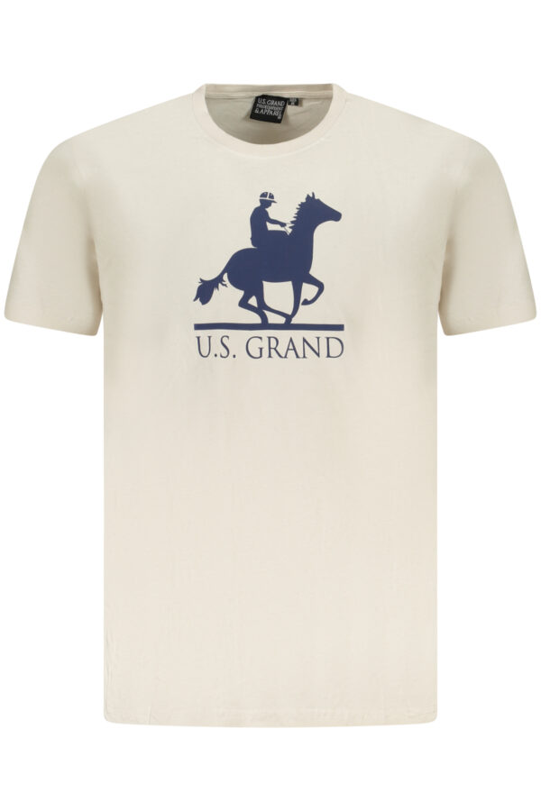 U.S. GRAND POLO T-SHIRT MANICHE CORTE UOMO BEIGE