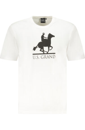 U.S. GRAND POLO T-SHIRT MANICHE CORTE UOMO BIANCO