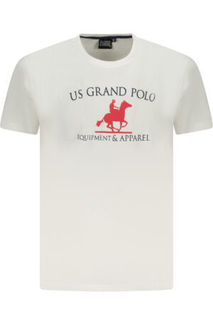 U.S. GRAND POLO T-SHIRT MANICHE CORTE UOMO BIANCO