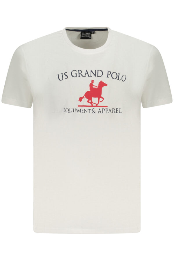U.S. GRAND POLO T-SHIRT MANICHE CORTE UOMO BIANCO