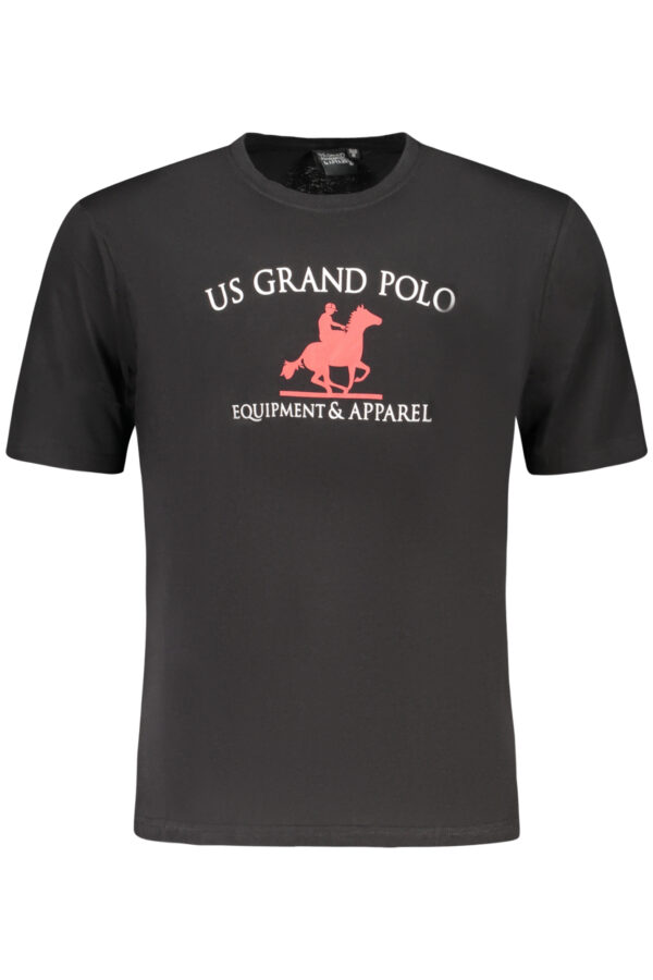 U.S. GRAND POLO T-SHIRT MANICHE CORTE UOMO NERO