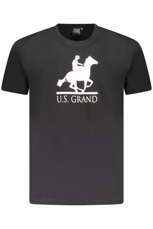 U.S. GRAND POLO T-SHIRT MANICHE CORTE UOMO NERO