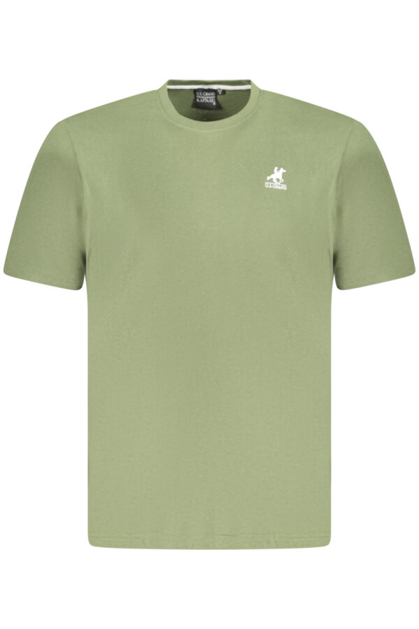 U.S. GRAND POLO T-SHIRT MANICHE CORTE UOMO VERDE