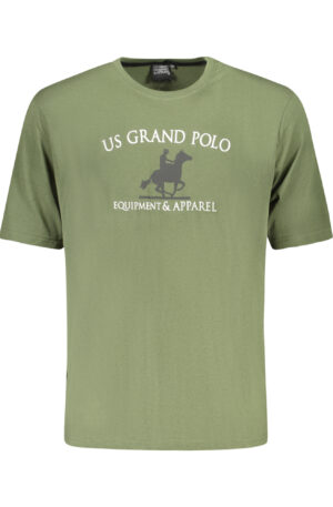 U.S. GRAND POLO T-SHIRT MANICHE CORTE UOMO VERDE