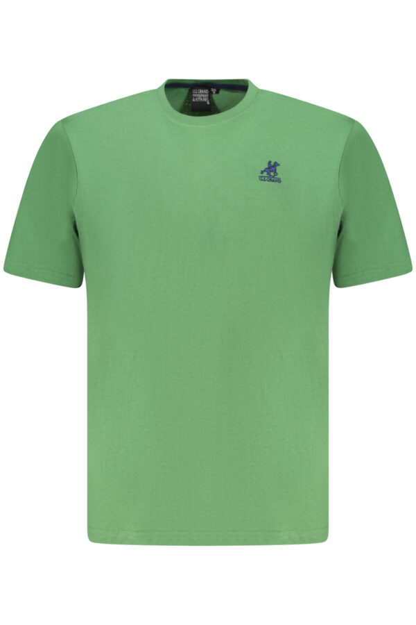 U.S. GRAND POLO T-SHIRT MANICHE CORTE UOMO VERDE