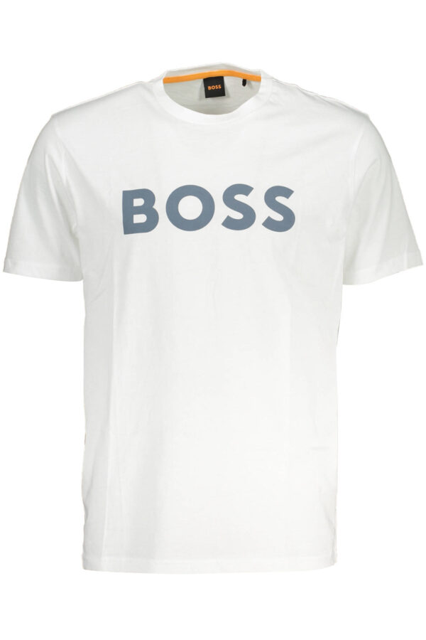 BOSS T-SHIRT MANICHE CORTE UOMO BIANCO