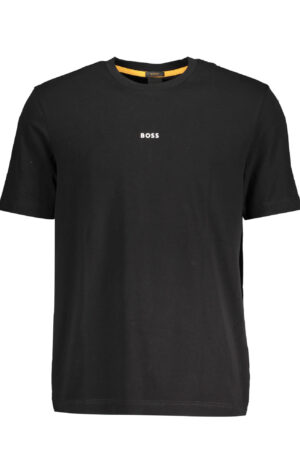 BOSS T-SHIRT MANICHE CORTE UOMO NERO