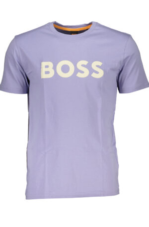 BOSS T-SHIRT MANICHE CORTE UOMO VIOLA
