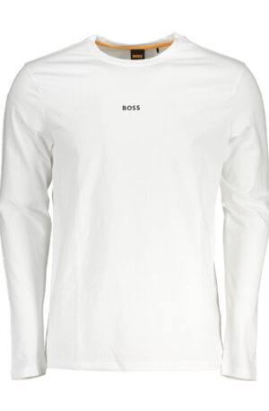 BOSS T-SHIRT MANICHE LUNGHE UOMO BIANCO