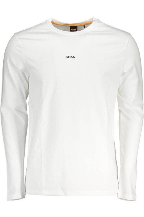 BOSS T-SHIRT MANICHE LUNGHE UOMO BIANCO