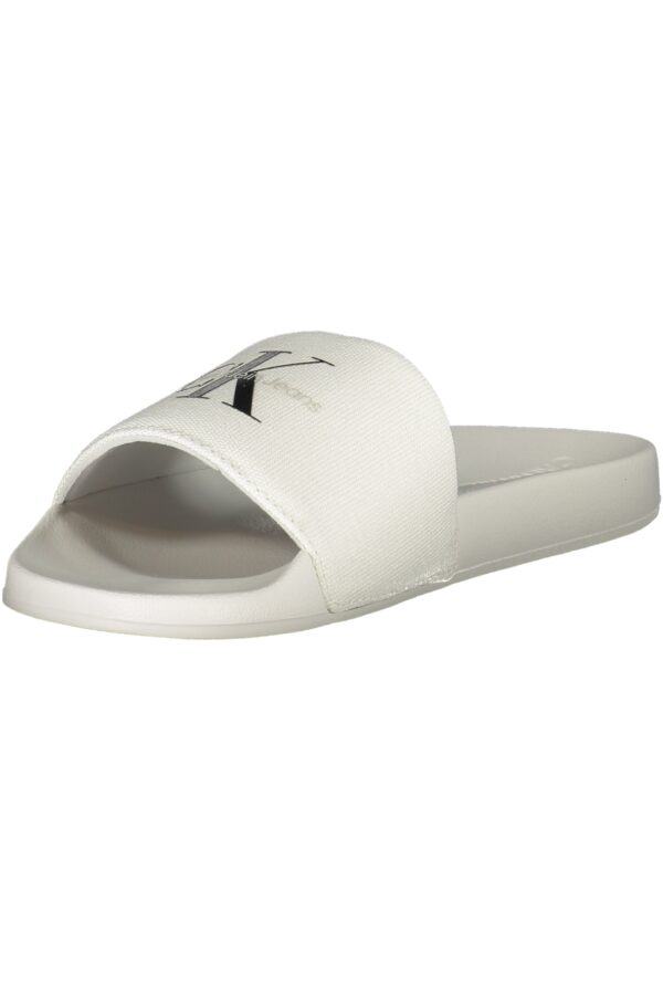 CALVIN KLEIN CALZATURA CIABATTA DONNA BIANCO - immagine 3