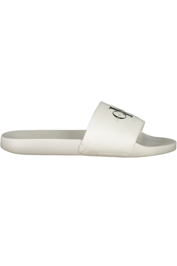 CALVIN KLEIN CALZATURA CIABATTA UOMO BIANCO