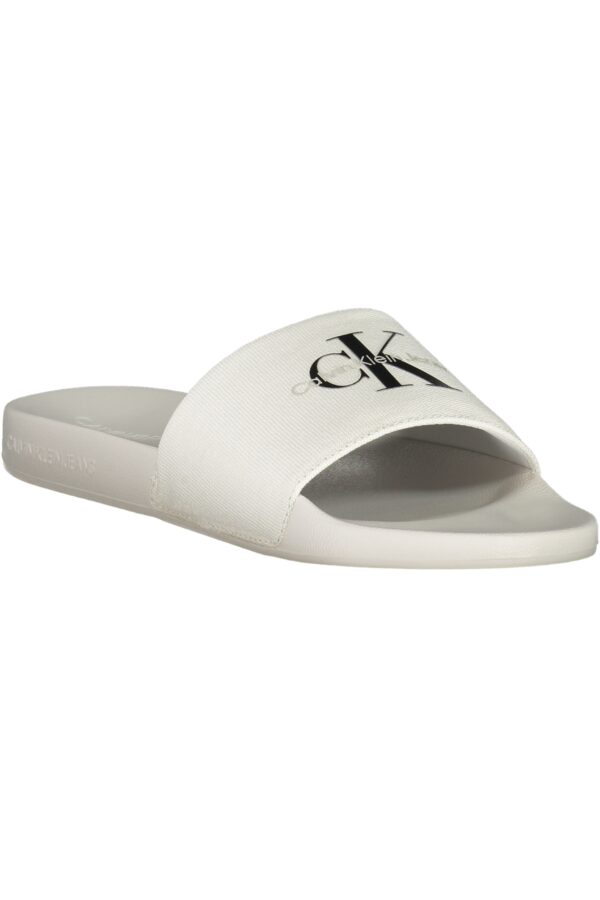 CALVIN KLEIN CALZATURA CIABATTA UOMO BIANCO - immagine 2
