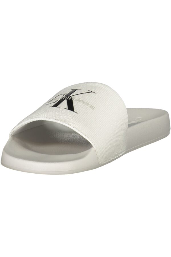 CALVIN KLEIN CALZATURA CIABATTA UOMO BIANCO - immagine 3
