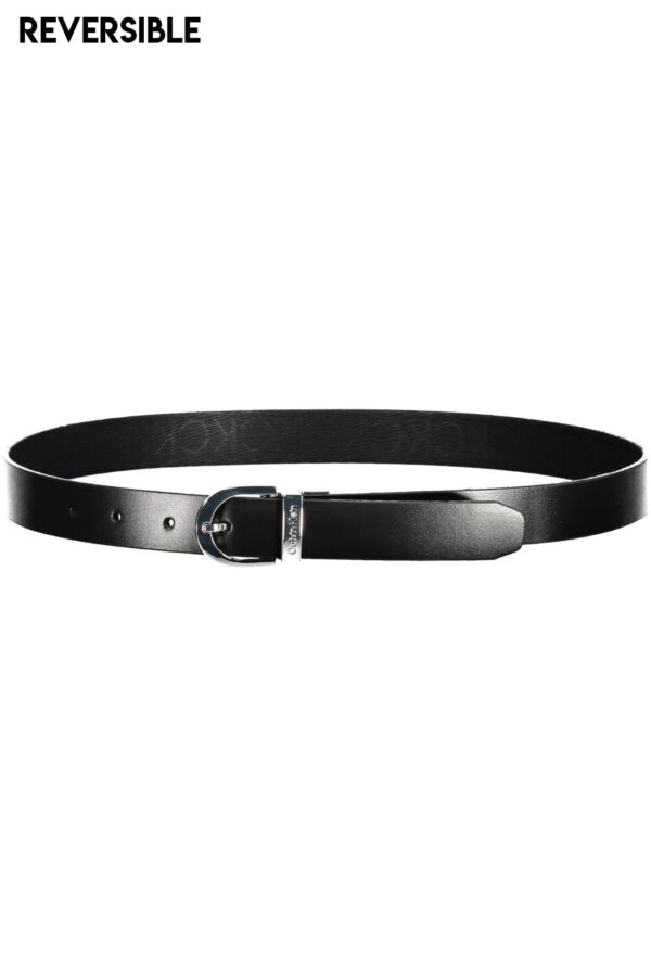 CALVIN KLEIN CINTURA DONNA NERO - immagine 3
