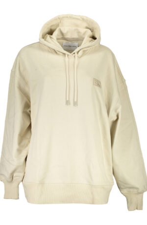 CALVIN KLEIN FELPA SENZA ZIP DONNA BEIGE