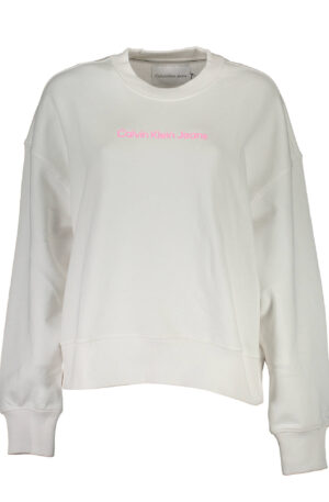 CALVIN KLEIN FELPA SENZA ZIP DONNA BIANCO