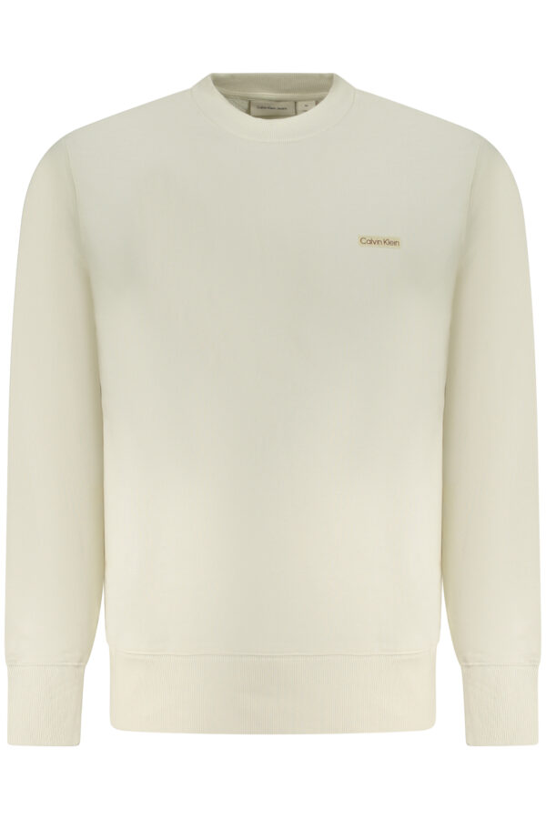 CALVIN KLEIN FELPA SENZA ZIP UOMO BEIGE