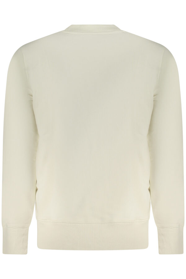 CALVIN KLEIN FELPA SENZA ZIP UOMO BEIGE - immagine 2