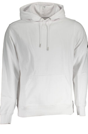 CALVIN KLEIN FELPA SENZA ZIP UOMO BIANCO