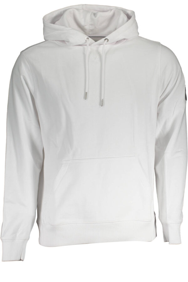 CALVIN KLEIN FELPA SENZA ZIP UOMO BIANCO