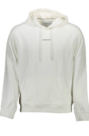 CALVIN KLEIN FELPA SENZA ZIP UOMO BIANCO