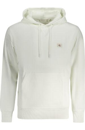 CALVIN KLEIN FELPA SENZA ZIP UOMO BIANCO