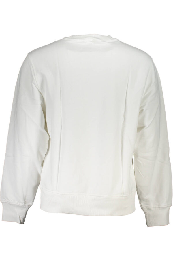 CALVIN KLEIN FELPA SENZA ZIP UOMO BIANCO - immagine 2