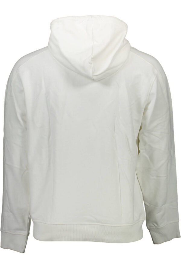 CALVIN KLEIN FELPA SENZA ZIP UOMO BIANCO - immagine 2