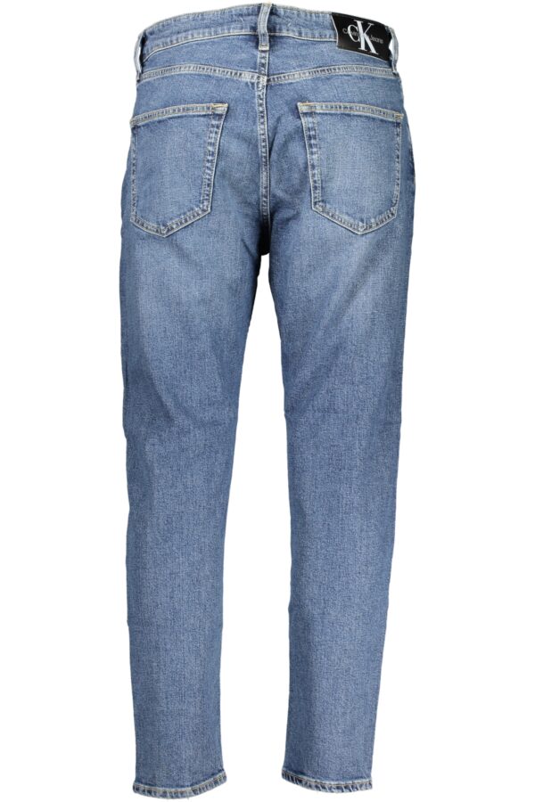 CALVIN KLEIN FELPA SENZA ZIP UOMO BLU - immagine 2